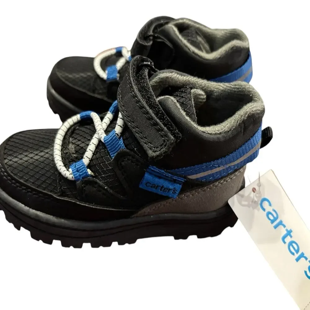 Carter’s Kids size 5 Black/Blue Lace Up Boots